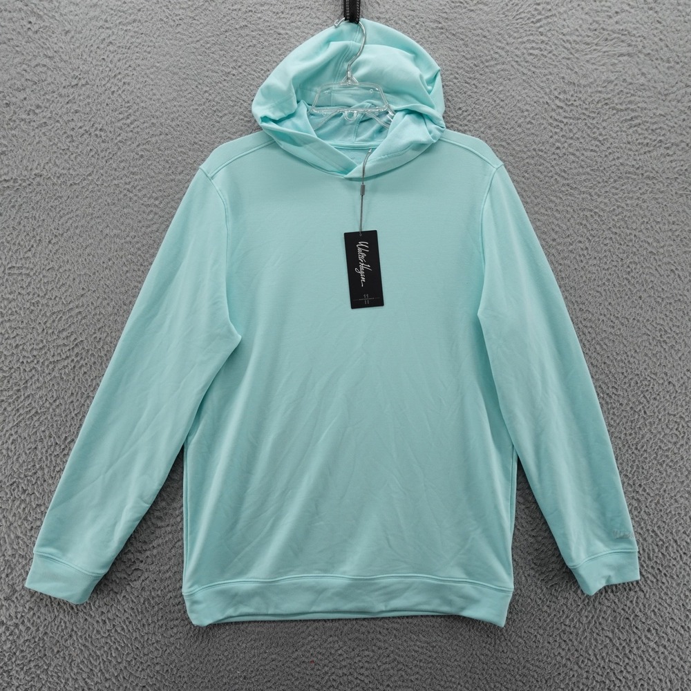 Walter Hagen Mens P11 Lightweight Golf Hoodie Blue Shore Size Small NEW